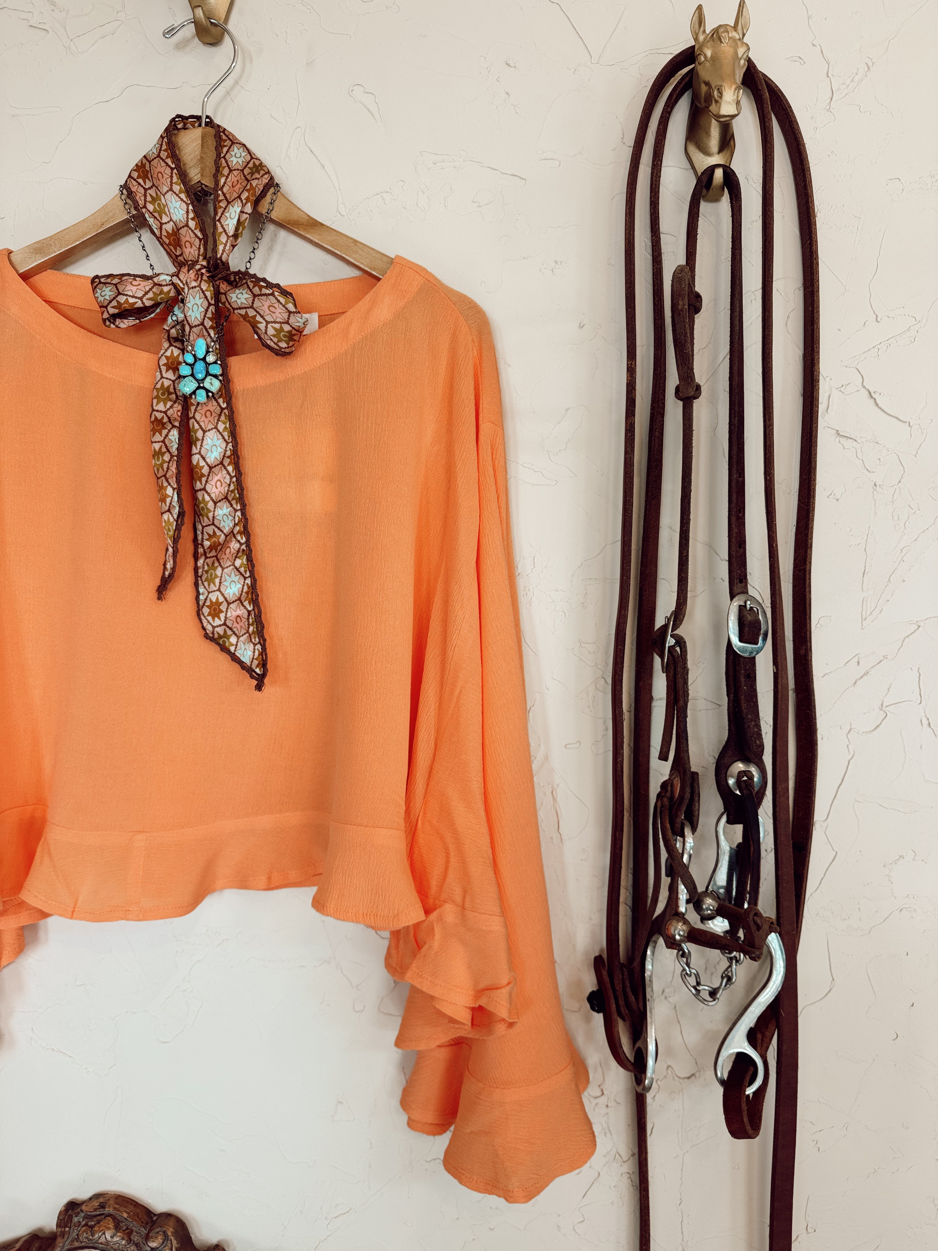 The Orlando Ruffle Sleeve Top