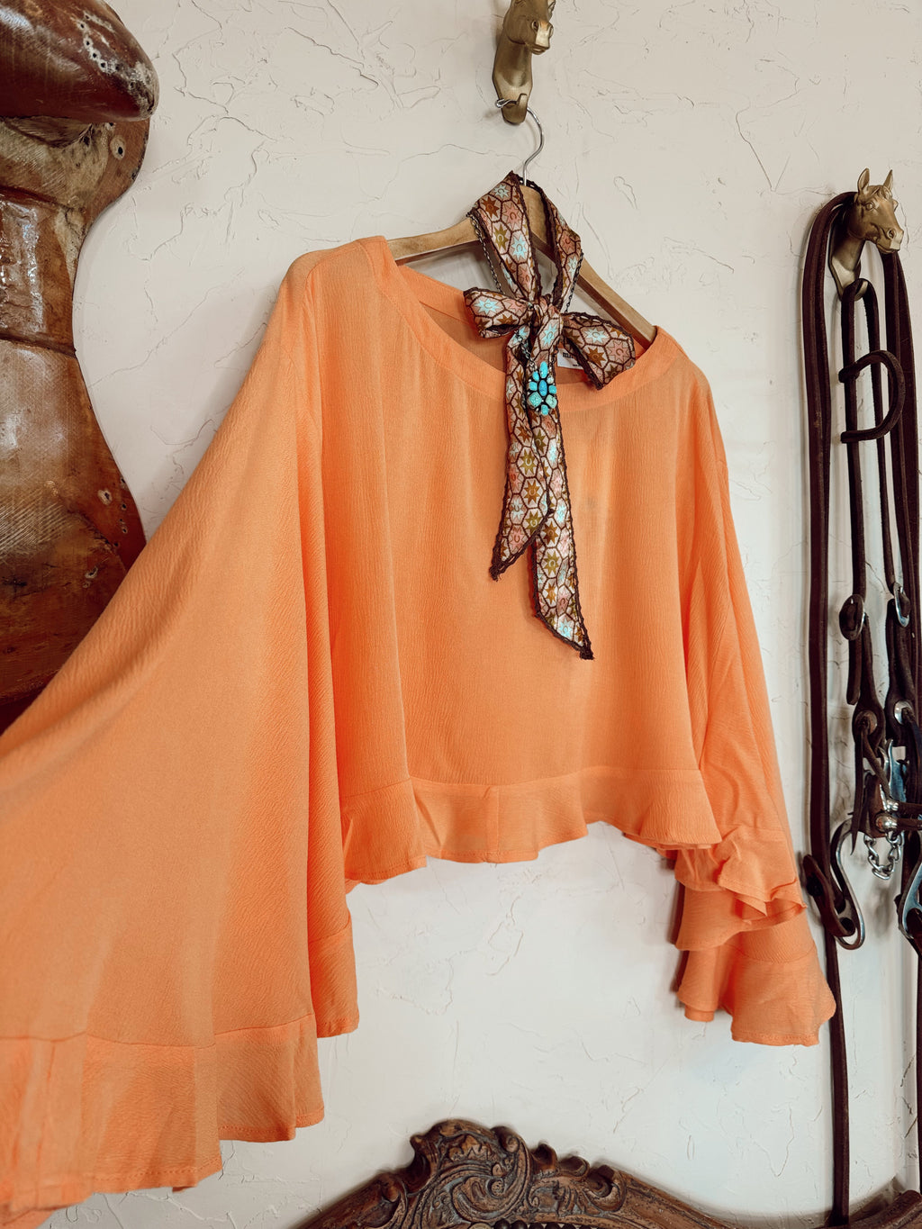 The Orlando Ruffle Sleeve Top