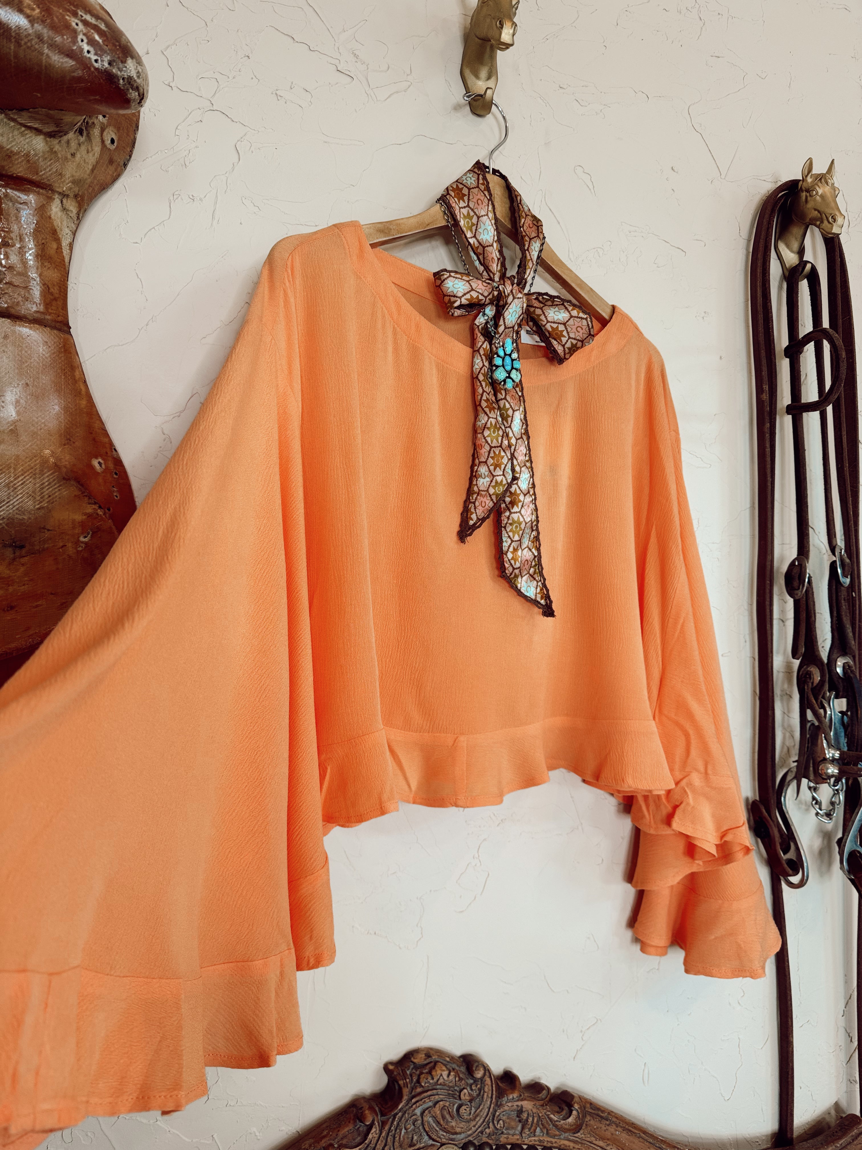 The Orlando Ruffle Sleeve Top