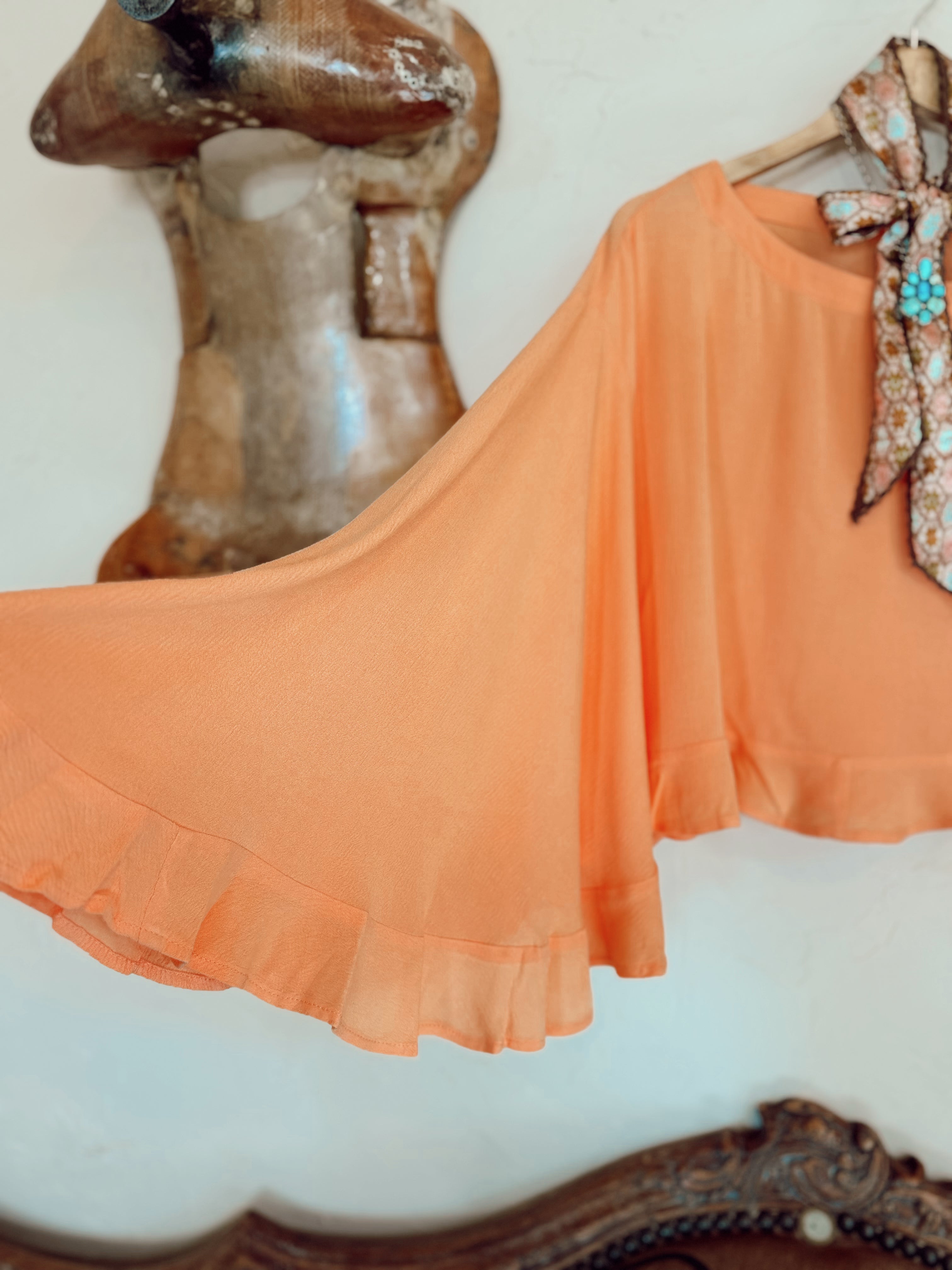 The Orlando Ruffle Sleeve Top