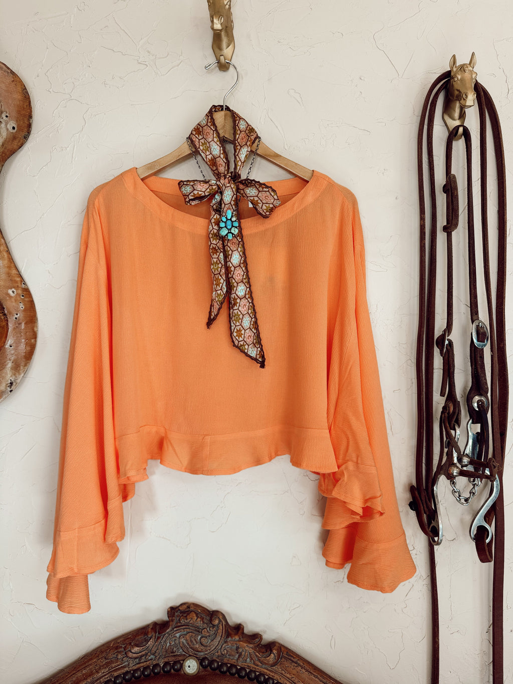The Orlando Ruffle Sleeve Top