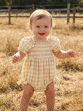 Mommy & Me Plaid Girl Romper