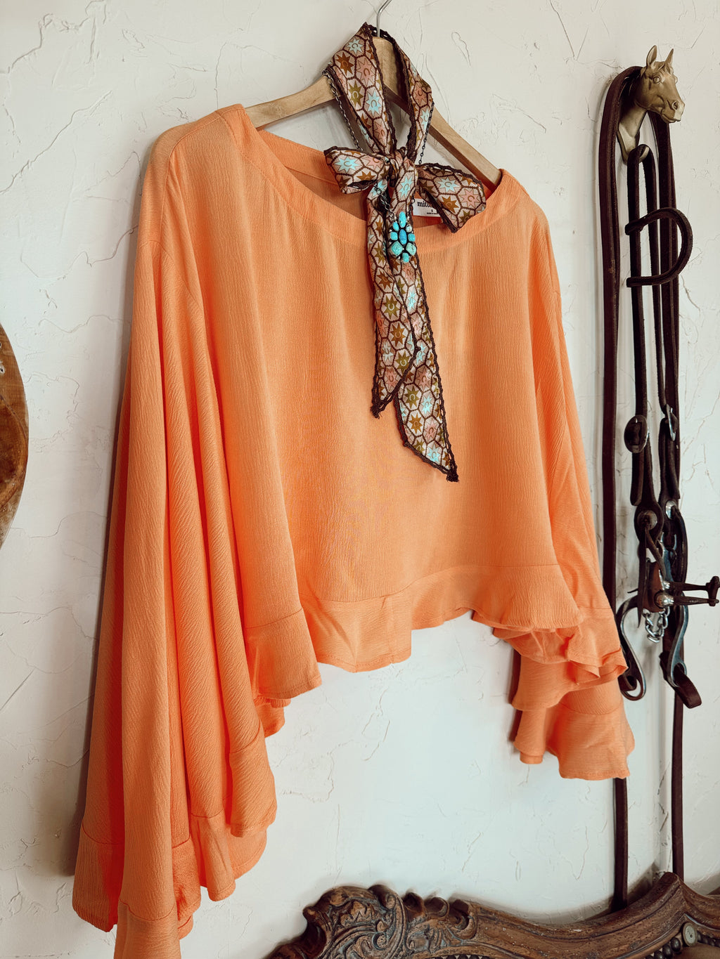 The Orlando Ruffle Sleeve Top