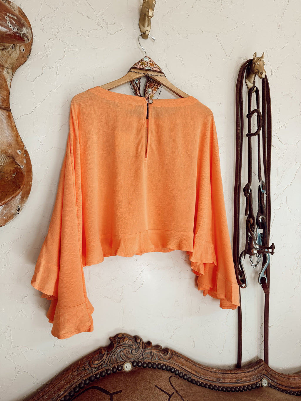 The Orlando Ruffle Sleeve Top